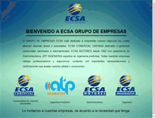 Tablet Screenshot of grupoecsa.cl
