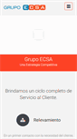 Mobile Screenshot of grupoecsa.com