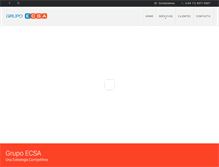 Tablet Screenshot of grupoecsa.com